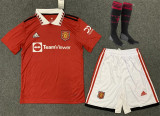22-23 Manchester United home Set.Jersey & Short High Quality