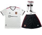 22-23 Manchester United Away Set.Jersey & Short High Quality