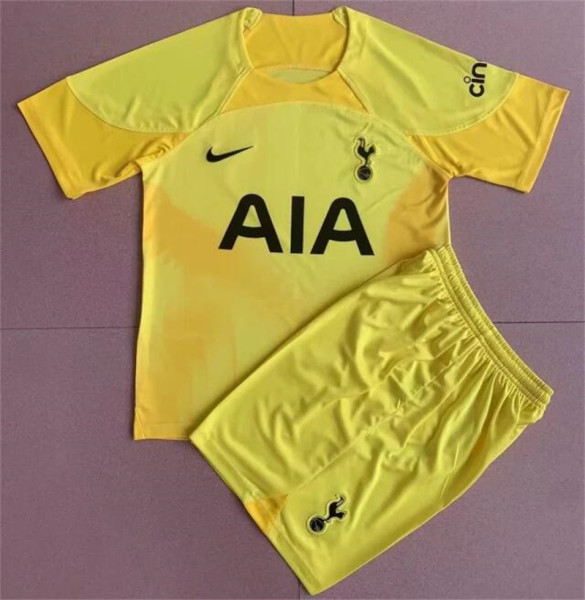 Kids kit 22-23 Tottenham Hotspur (Goalkeeper) Thailand Quality