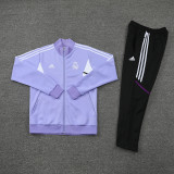 22-23 Real Madrid (purple) Jacket Adult Sweater tracksuit set