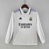 22-23 Real Madrid home Long sleeve Thailand Quality