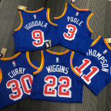 75th Anniversary Warriors Vintage Jersey No. 30 Curry NBA