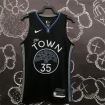 Golden State Warriors 20赛季 勇士 黑灰色 35号 杜兰特