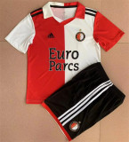 Kids kit 22-23 Feyenoord Rotterdam home Thailand Quality