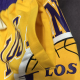 Los Angeles Lakers 湖人队 运动休闲短裤 黄色