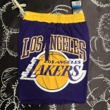 Los Angeles Lakers 湖人队 运动休闲短裤 紫色