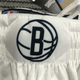 Brooklyn Nets 75周年 篮网 白色 球裤