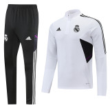 22-23 Real Madrid (White) Adult Sweater tracksuit set