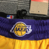 Los Angeles Lakers 75周年 湖人 黄色 短裤