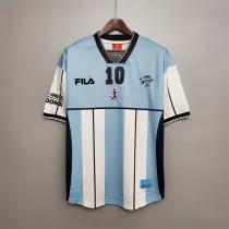 2001 Argentina (Maradona the King) Retro Jersey Thailand Quality