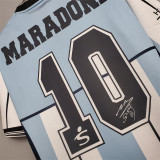 2001 Argentina (Maradona the King) Retro Jersey Thailand Quality
