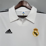 Long sleeve 2002 Real Madrid home Retro Jersey Thailand Quality