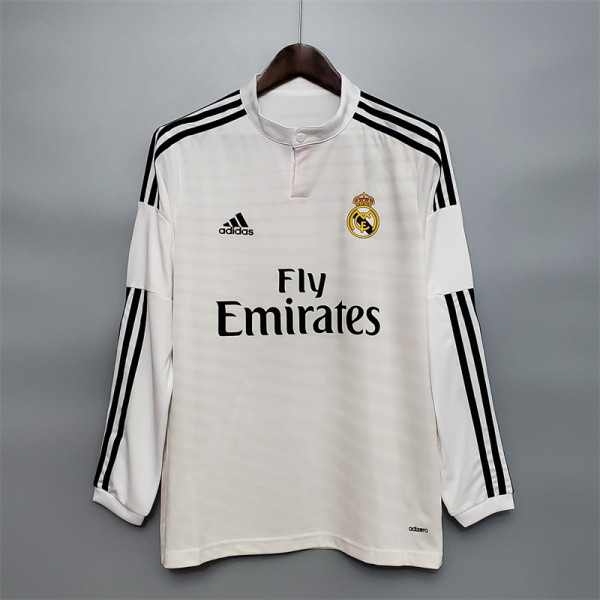 14-15 Real Madrid home ( Long sleeve) Retro Jersey Thailand Quality