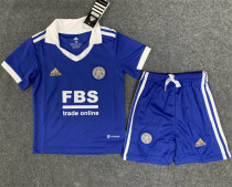Kids kit 22-23 Leicester City home (FBS) Thailand Quality