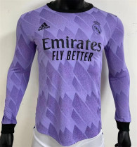 Long sleeve 22-23 Real Madrid Away Player Version Thailand Quality
