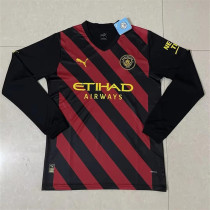 22-23 Manchester City Away Long sleeve Thailand Quality