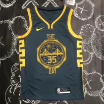 Golden State Warriors 18赛季 勇士 灰色 35号 杜兰特