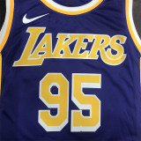 Los Angeles Lakers 湖人 圆领紫色（耐克款） 95号 安德森