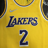 Los Angeles Lakers 75周年 湖人 黄色 2号 欧文