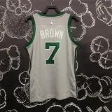 Boston Celtics  凯尔特人 灰色 7号 布朗