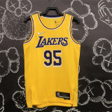 Los Angeles Lakers 75周年 湖人 黄 95号 安德森