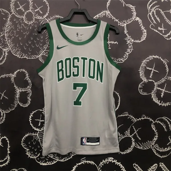 Boston Celtics  凯尔特人 灰色 7号 布朗