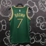 Boston Celtics 20赛季 凯尔特人 城市版 绿色 7号 布朗