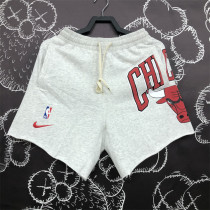 Chicago Bulls  NBA 公牛队 灰色 棉短裤