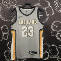 Cleveland Cavaliers  18赛季 骑士 灰色 23号 詹姆斯