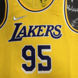 Los Angeles Lakers 75周年 湖人 黄 95号 安德森