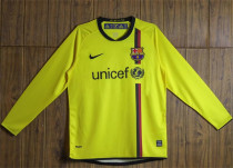 Long sleeve 07-08 FC Barcelona Away Retro Jersey Thailand Quality
