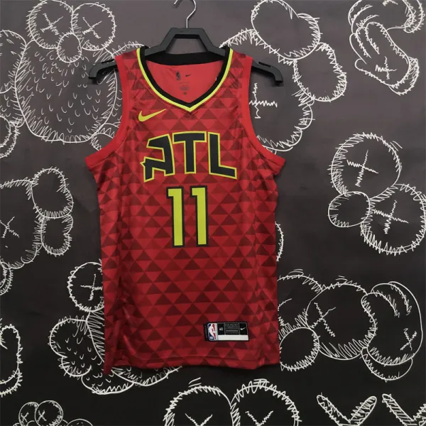 Atlanta Hawks 老鹰队 红格子 5号 穆里