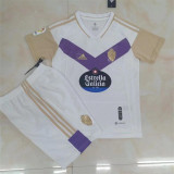 Kids kit 22-23 Real Valladolid Third Away Thailand Quality