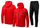 22-23  NJ  (Red) Jacket and cap set training suit Thailand Qualit