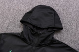 22-23  NJ  (black) Jacket and cap set training suit Thailand Qualit