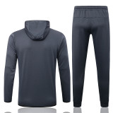 22-23  NJ  (grey) Jacket and cap set training suit Thailand Qualit