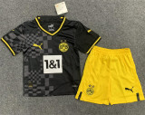 Kids kit 22-23 Borussia Dortmund Away Thailand Quality