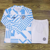 Long sleeve 22-23 Manchester City (Special Edition) Set.Jersey & Short High Quality