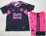 Kids kit 22-23 Feyenoord Rotterdam Third Away Thailand Quality