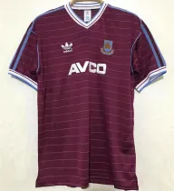 1986  West Ham United home Retro Jersey Thailand Quality