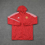 22-23 Manchester United (Red) Windbreaker Soccer Jacket Training Suit