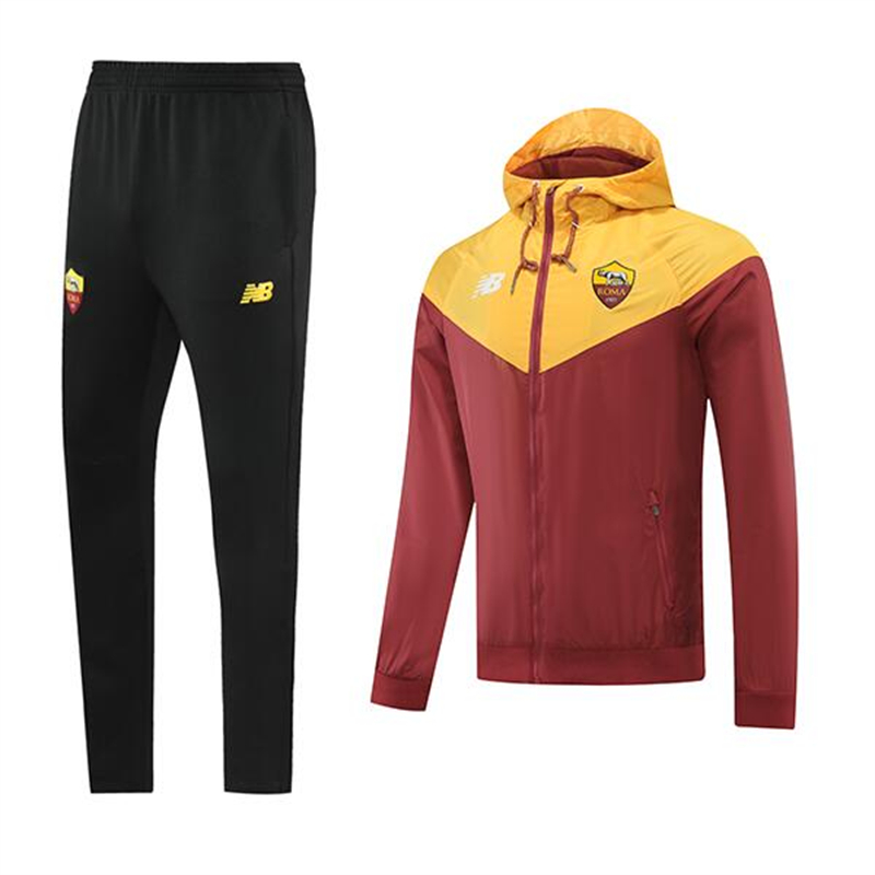 2223 AS Roma (Red) Windbreaker Soccer Jacket Training Suit