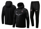 22-23 Paris Saint-Germain (black) Jacket and cap set training suit Thailand Qualit
