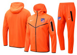 22-23 Atletico Madrid (Orange) Jacket and cap set training suit Thailand Qualit