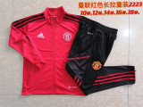 Young 22-23 Manchester United (Red) Jacket Sweater tracksuit set