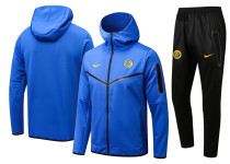 22-23 Inter milan (bright blue) Jacket and cap set training suit Thailand Qualit