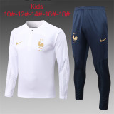 Young 22-23 France (White) Sweater tracksuit set