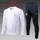 Young 22-23 France (White) Sweater tracksuit set