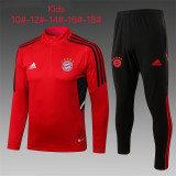 Young 22-23 Bayern München (Red) Sweater tracksuit set