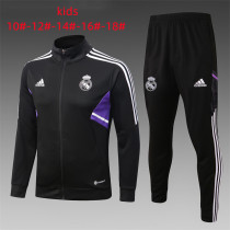 Young 22-23 Real Madrid (black) Jacket Sweater tracksuit set